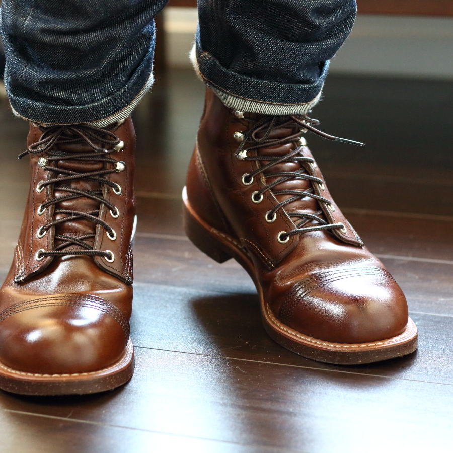 靴クリームを替えてみたら・・・このツヤ感！Redwing 8111 アイアン