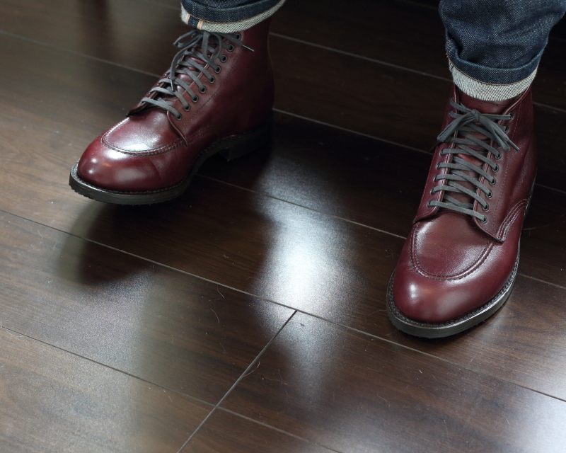 人気のファッションブランド！ FS: Wing 9090 REDWING GIRARD Sz. Red 9 靴