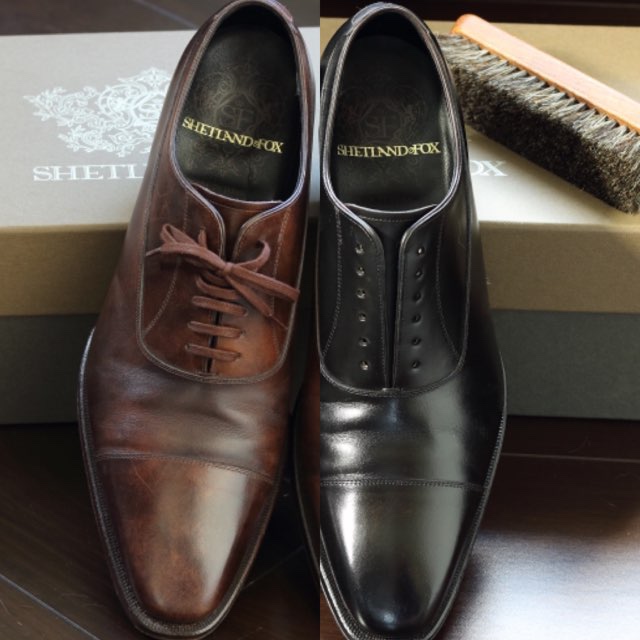 Shetland Fox】最高級の靴を染め変える！！！│the room of ramshiruba